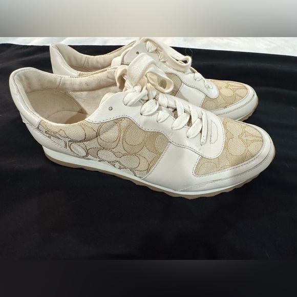Coach Shoes - Like new – authentic coach athletic shoes, white size 9